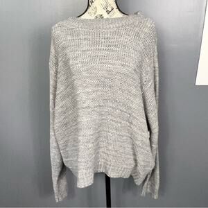 NWT Susina Nordstrom rack tonal gray Heather marl boat neck sweater